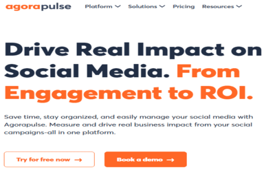 14 Best Social Media Marketing Tools for Small Medium Business Promotion @ads2020.marketing Blog for Beginners Agorapulse-social-media-tool-400x250