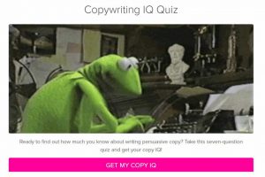 Growing your email list with quizzes